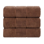 Napa Zero-Twist Cotton Waffle Towel Set 3 Piece - Bath Towel by Superior Brand