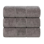 Napa Zero-Twist Cotton Waffle Towel Set 3 Piece - Bath Towel by Superior Brand