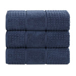 Napa Zero-Twist Cotton Waffle Towel Set 3 Piece - Bath Towel by Superior Brand