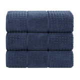 Napa Zero-Twist Cotton Waffle Towel Set 3 Piece - Bath Towel by Superior Brand