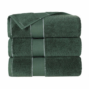 Niles Egyptian Giza Cotton Dobby Ultra-Plush Bath Towel - Forest Green