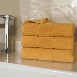 Napa Zero-Twist Cotton Waffle Towel Set 3 Piece - Bath Towel by Superior Brand