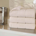 Napa Zero-Twist Cotton Waffle Towel Set 3 Piece - Bath Towel by Superior Brand