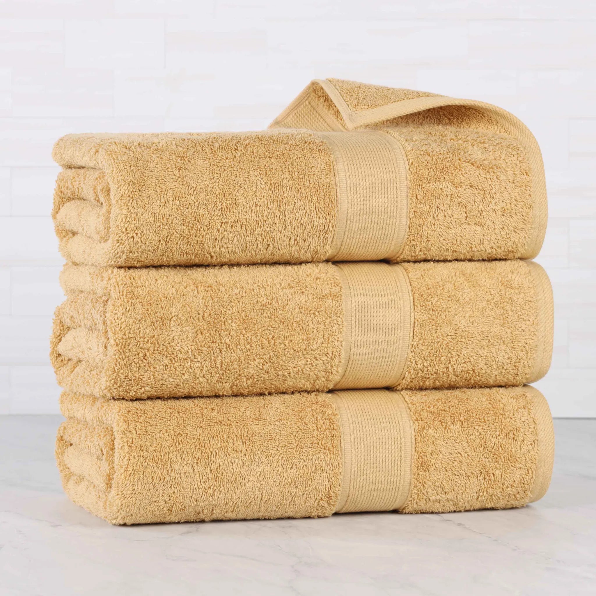 Oregon Organic Cotton Medium Weight Solid Bath Towel, Set of 3 - Bath Towel by Superior Brand