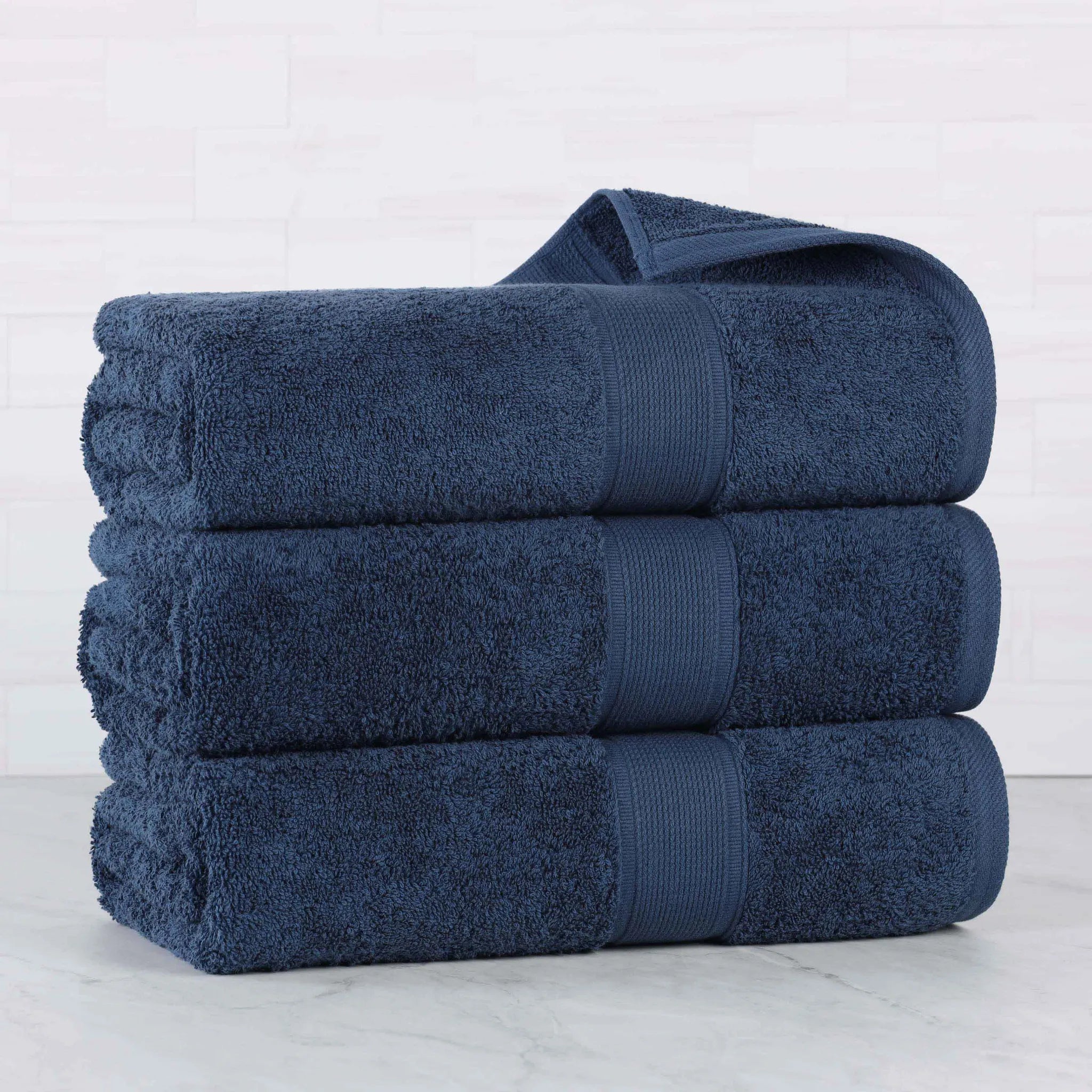 Oregon Organic Cotton Medium Weight Solid Bath Towel, Set of 3 - Bath Towel by Superior Brand