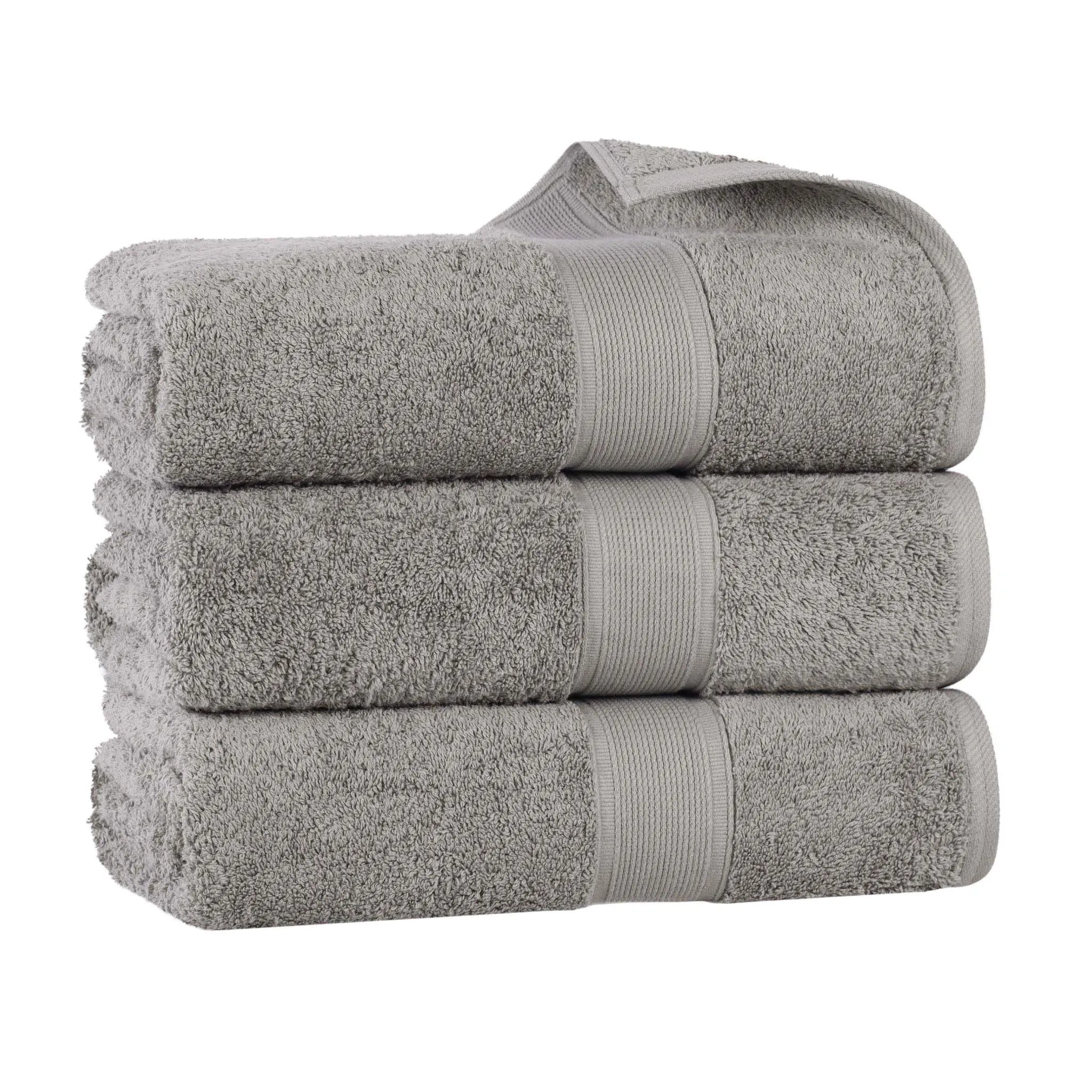 Oregon Organic Cotton Medium Weight Solid Bath Towel, Set of 3 - Bath Towel by Superior Brand