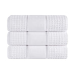 Napa Zero-Twist Cotton Waffle Towel Set 3 Piece - Bath Towel by Superior Brand