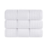 Napa Zero-Twist Cotton Waffle Towel Set 3 Piece - Bath Towel by Superior Brand