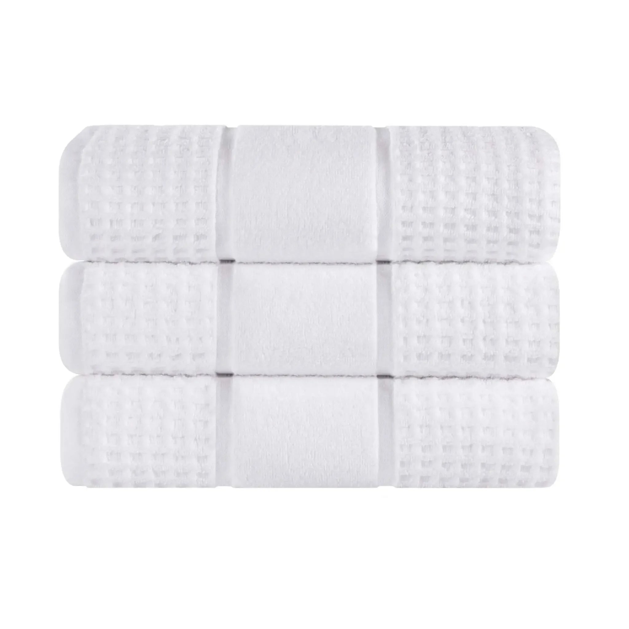 Napa Zero-Twist Cotton Waffle Towel Set 3 Piece - Bath Towel by Superior Brand
