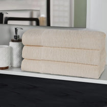 Rayon from Bamboo Eco-Friendly Fluffy Soft Solid Bath Towel Set of 3 - Bath Towel by Superior Brand