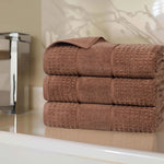 Napa Zero-Twist Cotton Waffle Towel Set 3 Piece - Bath Towel by Superior Brand