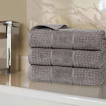 Napa Zero-Twist Cotton Waffle Towel Set 3 Piece - Bath Towel by Superior Brand