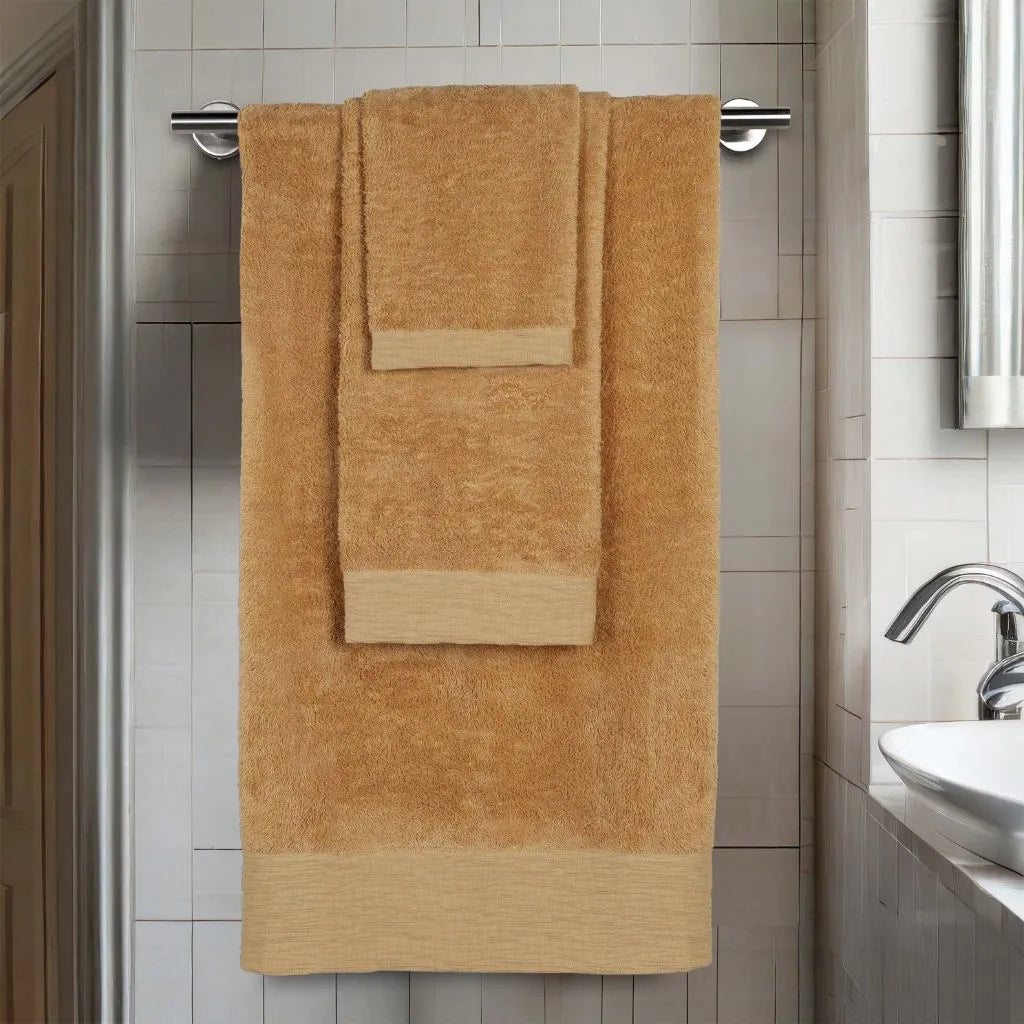 Rayon from Bamboo Eco-Friendly Fluffy Soft Solid 3 Piece Towel Set - Towel Set by Superior Brand