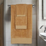 Rayon from Bamboo Eco-Friendly Fluffy Soft Solid 3 Piece Towel Set - Towel Set by Superior Brand