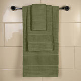 Napa Zero Twist Cotton Solid Waffle Honeycomb 3 Piece Towel Set - Towel Set by Superior Brand