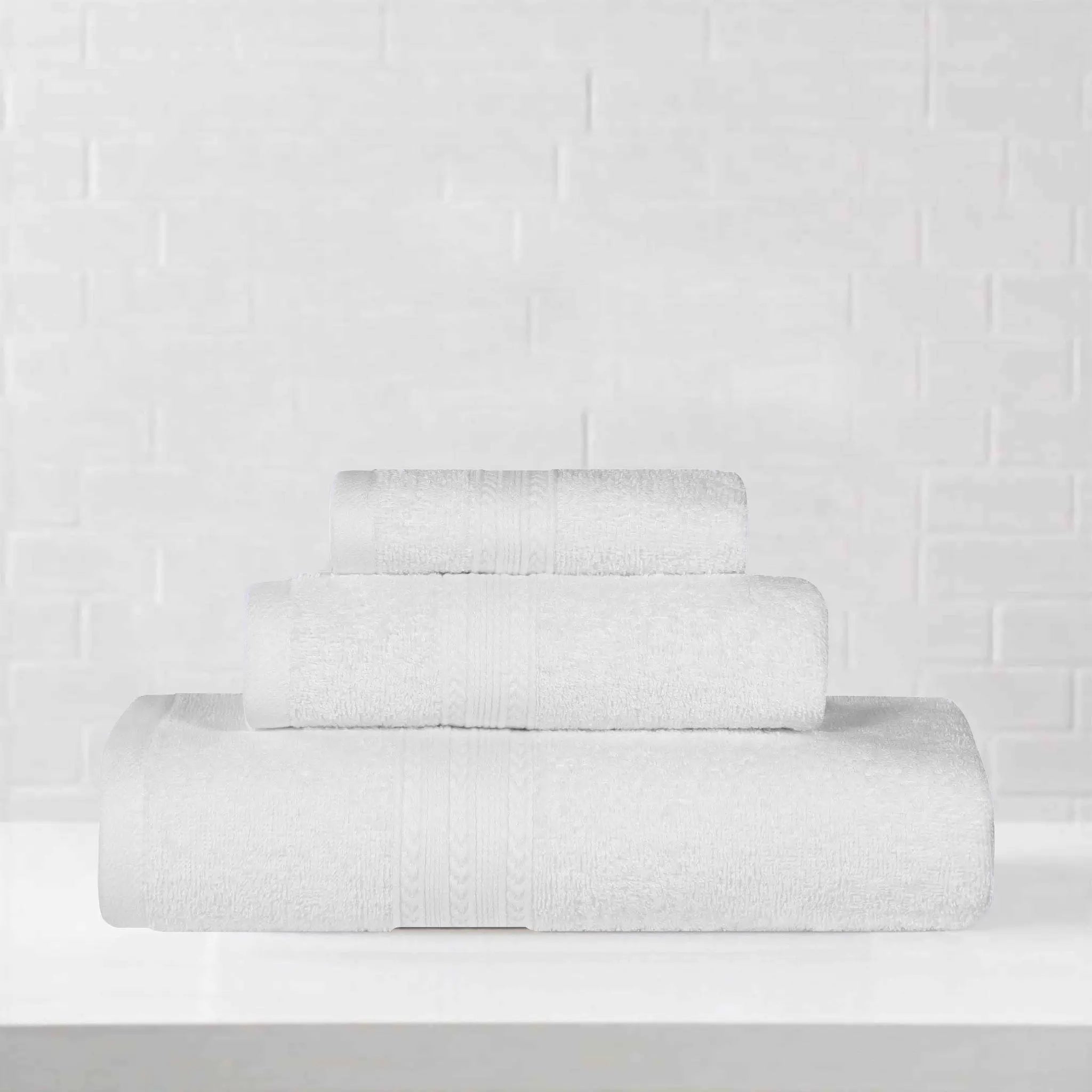 Eco-Friendly Ringspun Cotton Towel Set 3-Piece