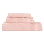 Rolla Cotton Geometric Jacquard Plush Soft Absorbent 3 Piece Towel Set - Towel Set by Superior Brand