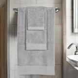 Rayon from Bamboo Eco-Friendly Fluffy Soft Solid 3 Piece Towel Set - Towel Set by Superior Brand