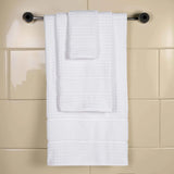 Napa Zero Twist Cotton Solid Waffle Honeycomb 3 Piece Towel Set - Towel Set by Superior Brand