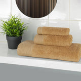 Rayon from Bamboo Eco-Friendly Fluffy Soft Solid 3 Piece Towel Set - Towel Set by Superior Brand