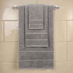 Napa Zero Twist Cotton Solid Waffle Honeycomb 3 Piece Towel Set - Towel Set by Superior Brand