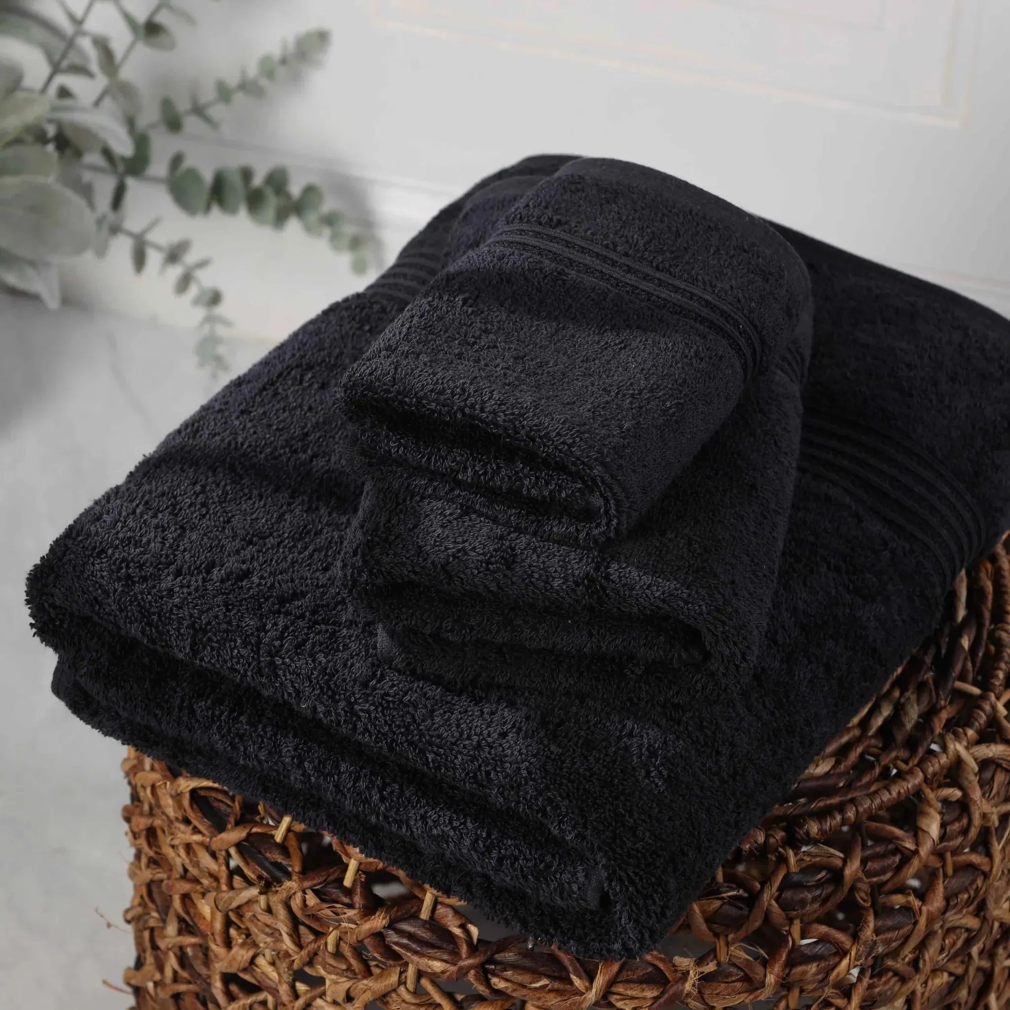 Egyptian Cotton Heritage Plush Towel Set 3 Piece - Egyptian Cotton Towel Set by Superior Brand