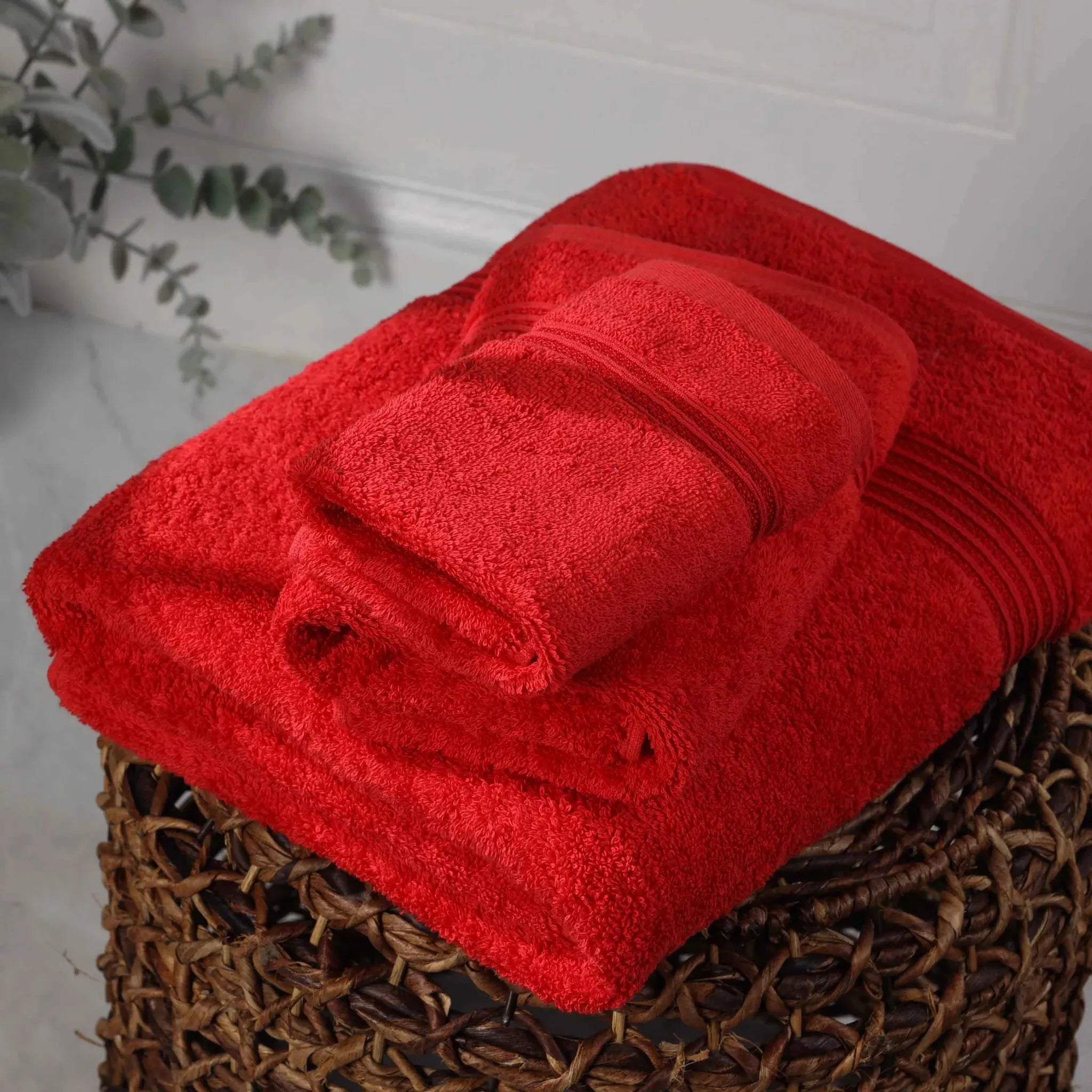Egyptian Cotton Heritage Plush Towel Set 3 Piece - Egyptian Cotton Towel Set by Superior Brand