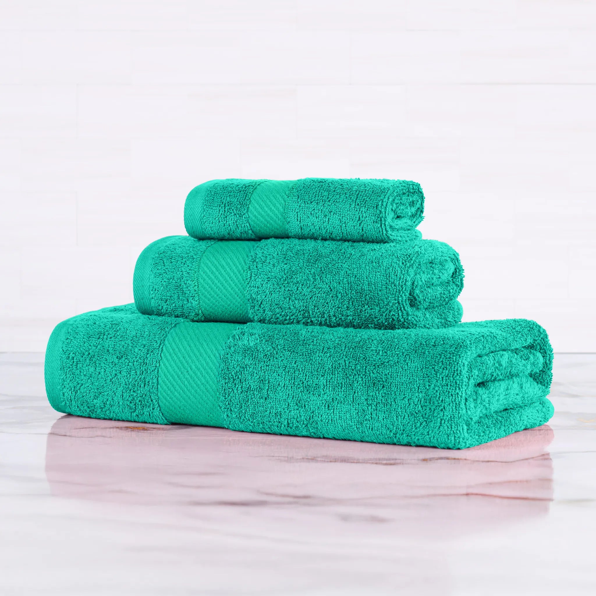Egyptian Cotton Kendell Plush Towel Set 3 Piece - Egyptian Cotton Towel Set by Superior Brand