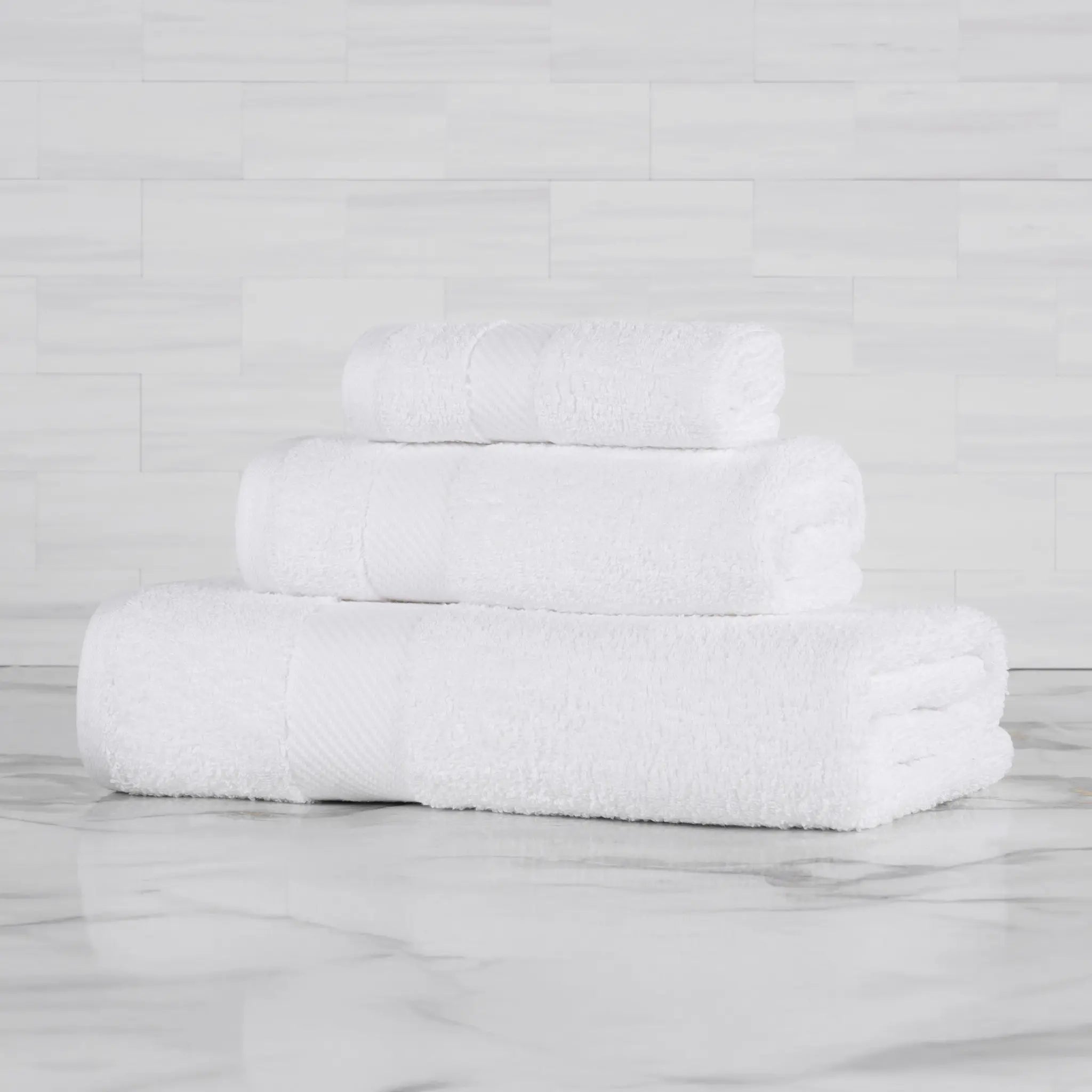 Egyptian Cotton Kendell Plush Towel Set 3 Piece