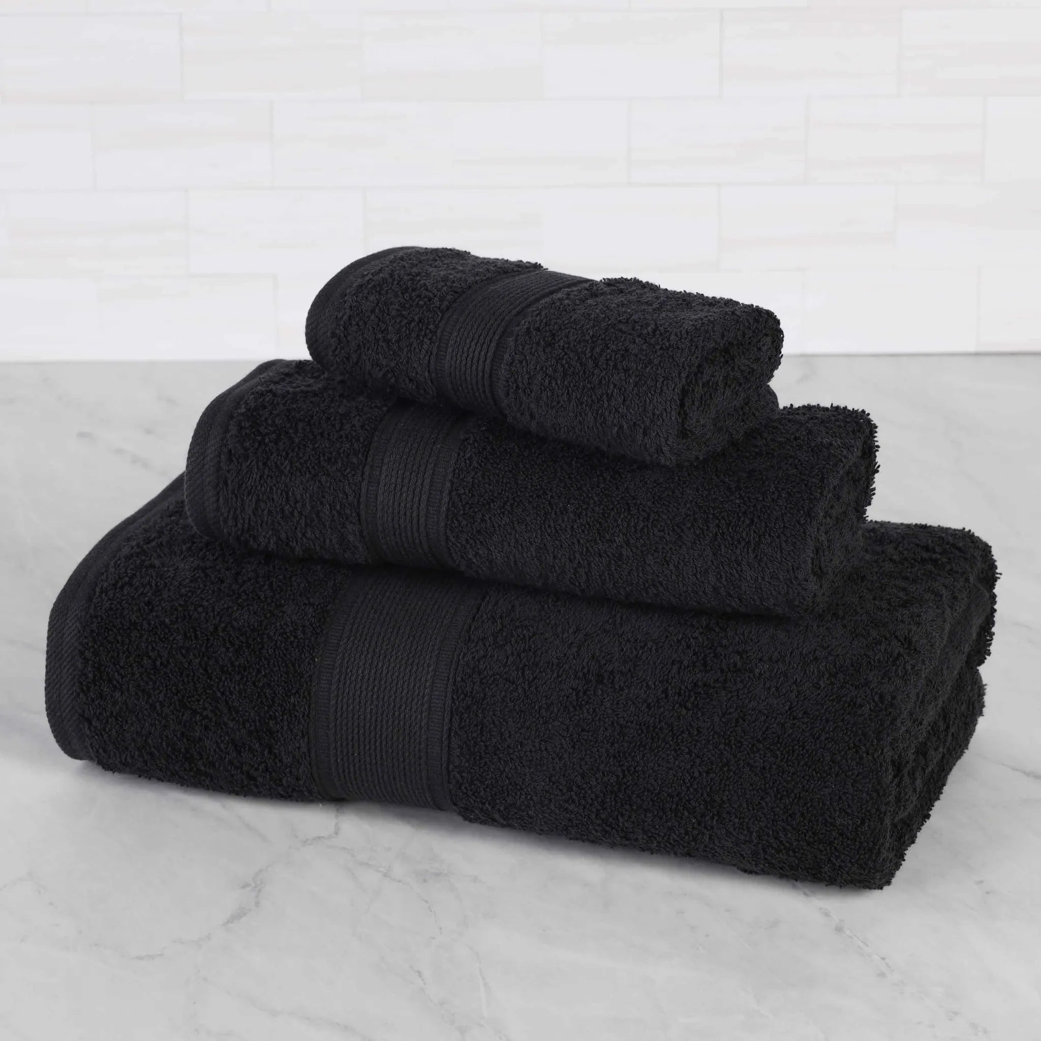 Oregon Organic Cotton Medium Weight Solid 3-Piece Towel Set - Towel Set by Superior Brand