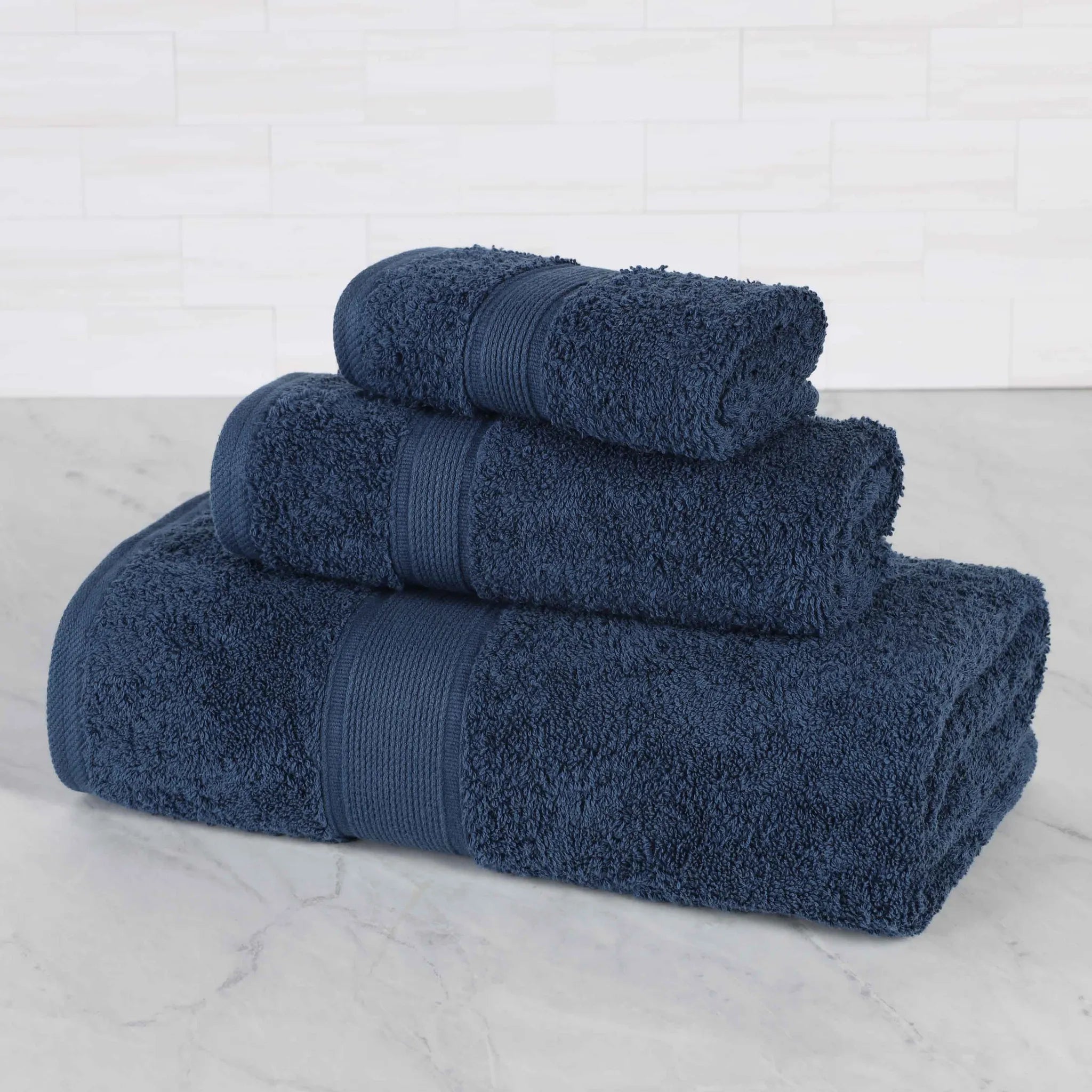 Oregon Organic Cotton Medium Weight Solid 3-Piece Towel Set - Towel Set by Superior Brand