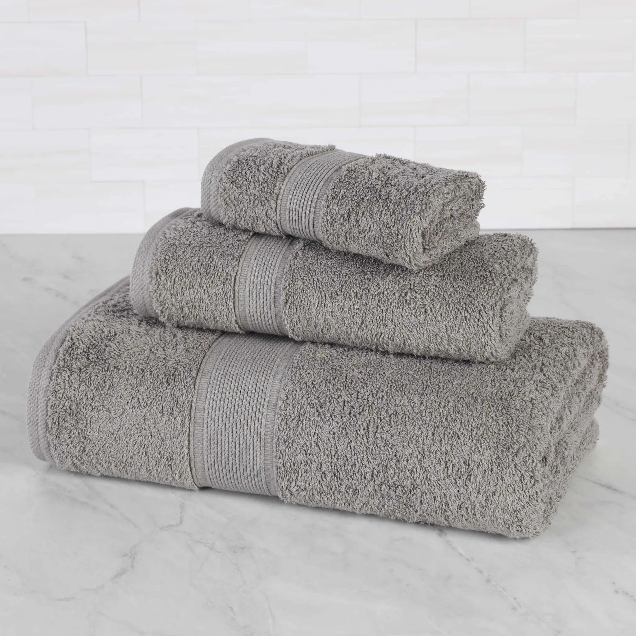 Oregon Organic Cotton Medium Weight Solid 3-Piece Towel Set - Towel Set by Superior Brand