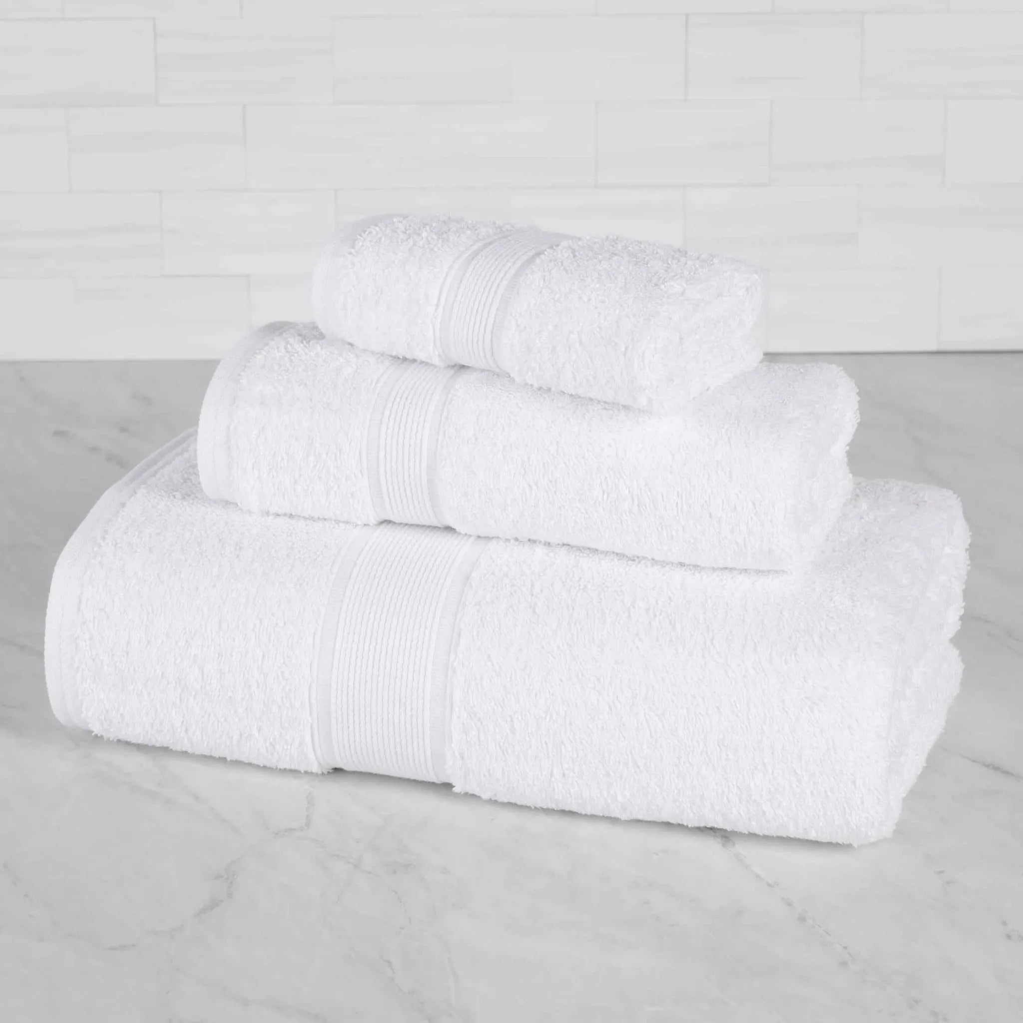 Oregon Organic Cotton Medium Weight Solid 3-Piece Towel Set - Towel Set by Superior Brand