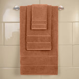 Superior Napa Zero Twist Cotton Waffle Honeycomb 3 Piece Towel Set
