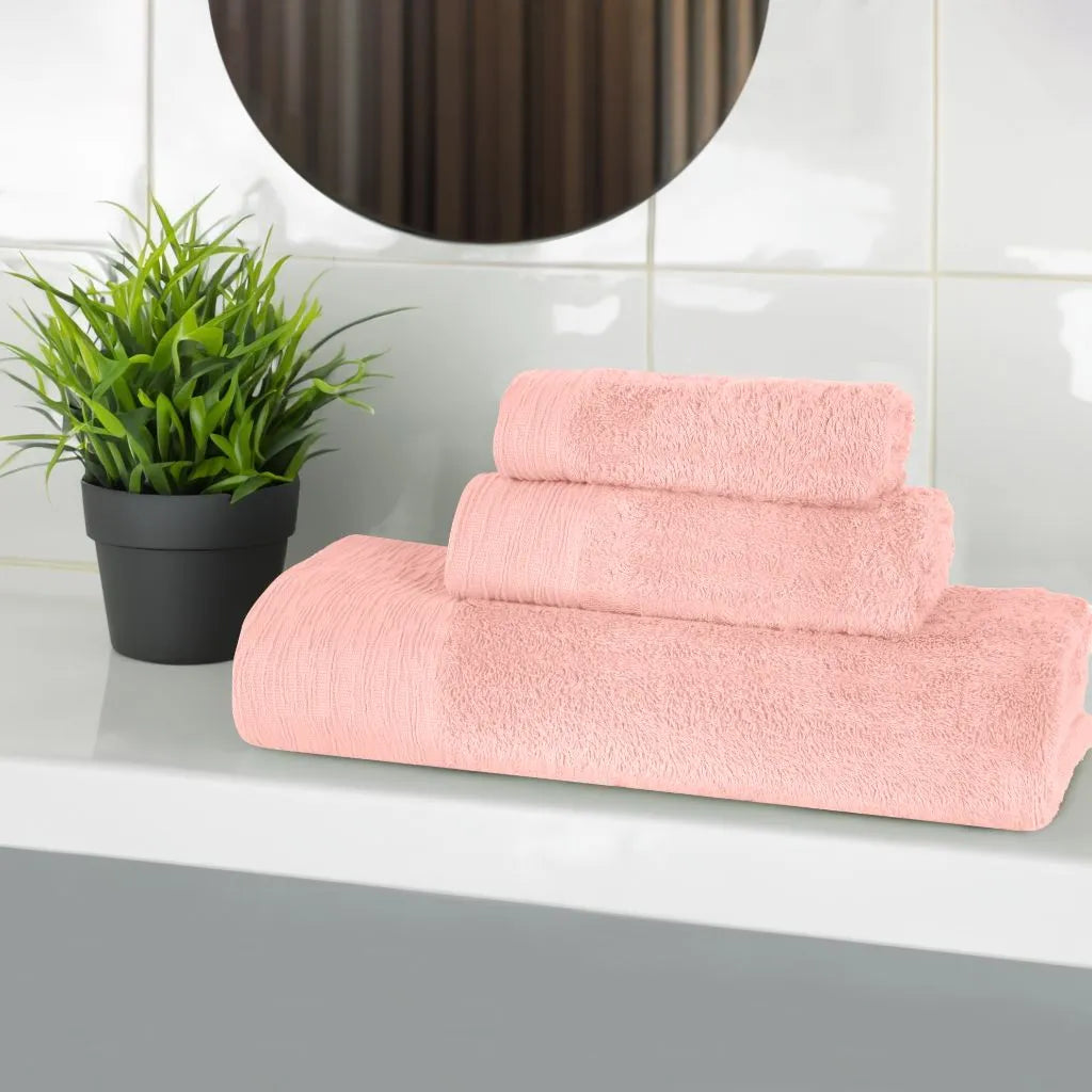 Rayon from Bamboo Eco-Friendly Fluffy Soft Solid 3 Piece Towel Set - Towel Set by Superior Brand