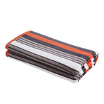 4 Piece Cotton Rope Textured Striped Oversized Beach Towel Set - Beach Towel by Superior