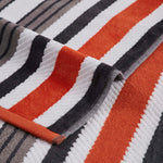 4 Piece Cotton Rope Textured Striped Oversized Beach Towel Set - Beach Towel by Superior