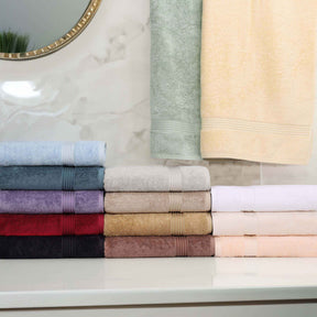 Egyptian Cotton Highly Absorbent Solid 4 Piece Bath Towel Set