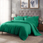 Egyptian Cotton 400 Thread Count Solid Luxury Duvet Cover Set - Egyptian Cotton Duvet Cover Set by Superior Brand