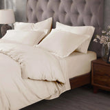 Egyptian Cotton 400 Thread Count Solid Luxury Duvet Cover Set - Egyptian Cotton Duvet Cover Set by Superior Brand