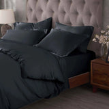 Egyptian Cotton 400 Thread Count Solid Luxury Duvet Cover Set - Egyptian Cotton Duvet Cover Set by Superior Brand