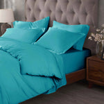 Egyptian Cotton 400 Thread Count Solid Luxury Duvet Cover Set - Egyptian Cotton Duvet Cover Set by Superior Brand