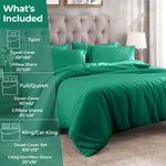 Egyptian Cotton 400 Thread Count Solid Luxury Duvet Cover Set - Egyptian Cotton Duvet Cover Set by Superior Brand