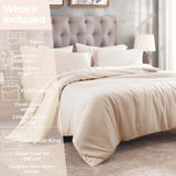 Egyptian Cotton 400 Thread Count Solid Luxury Duvet Cover Set - Egyptian Cotton Duvet Cover Set by Superior Brand