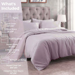 Egyptian Cotton 400 Thread Count Solid Luxury Duvet Cover Set - Egyptian Cotton Duvet Cover Set by Superior Brand
