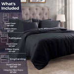 Egyptian Cotton 400 Thread Count Solid Luxury Duvet Cover Set - Egyptian Cotton Duvet Cover Set by Superior Brand