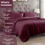 Egyptian Cotton 400 Thread Count Solid Luxury Duvet Cover Set - Egyptian Cotton Duvet Cover Set by Superior Brand