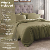 Egyptian Cotton 400 Thread Count Solid Luxury Duvet Cover Set - Egyptian Cotton Duvet Cover Set by Superior Brand