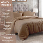 Egyptian Cotton 400 Thread Count Solid Luxury Duvet Cover Set - Egyptian Cotton Duvet Cover Set by Superior Brand