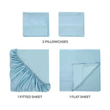 400 Thread Count Egyptian Cotton Sateen Bed Sheet Set - Egyptian Cotton Sheet Set by Superior Brand